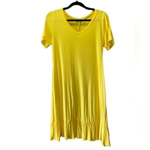 Bright Yellow Tunic/Dress size Medium